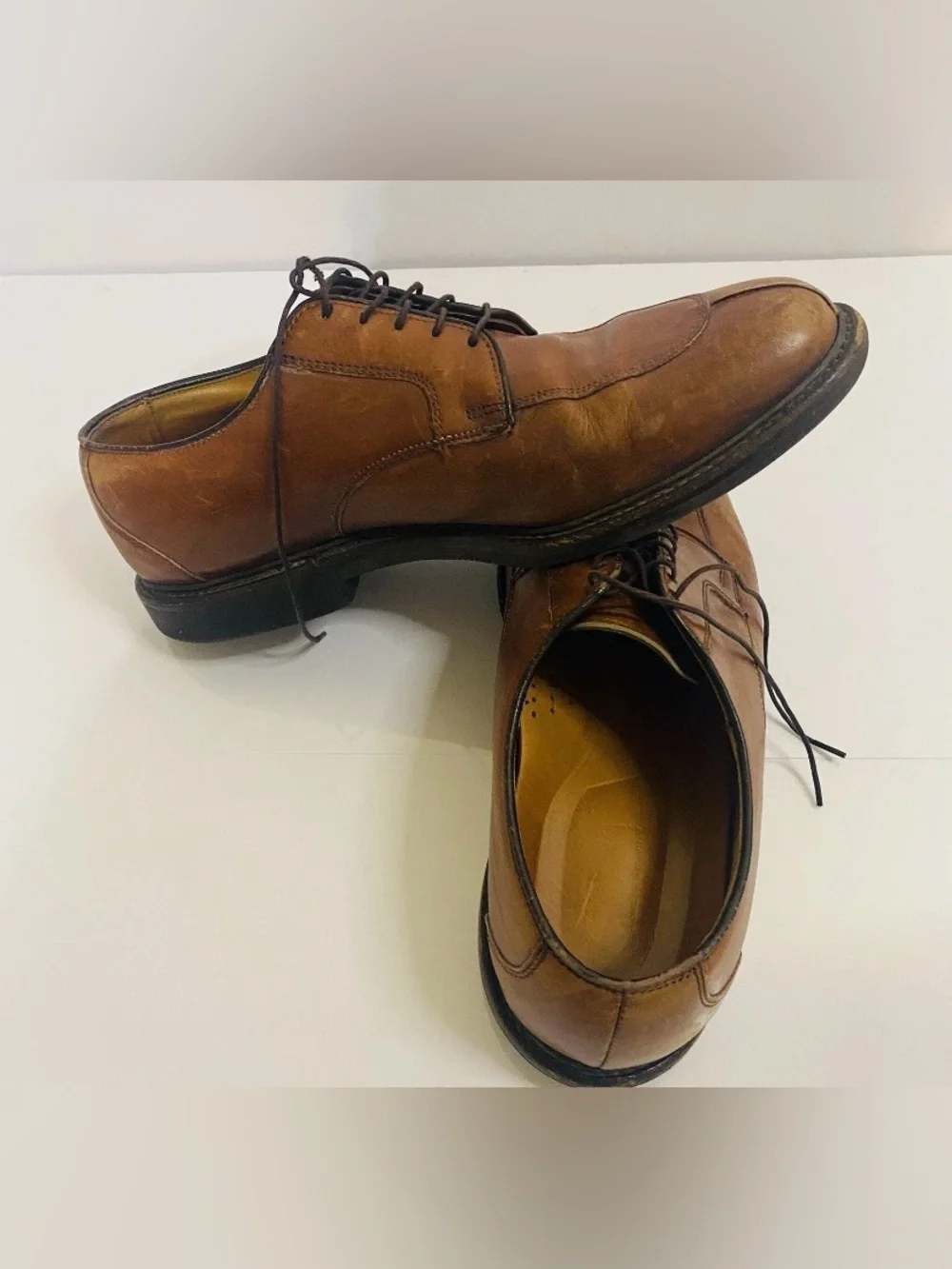 Allen Edmonds Stockbridge 1628 Brown Leather Ox Shoes Sz 11 D Made in USA